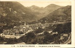 CPA St Martin VESUBIE Vue generale prise de Venanson 