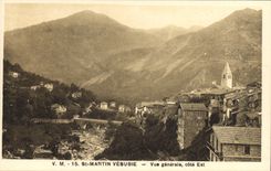 CPA St Martin VESUBIE Vue generale cote Est 