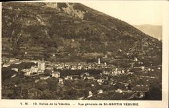 CPA Vallee de la Vesubie Vue generale de St MARTIN VESUBIE 
