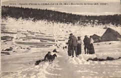 CPA Sports d'hiver a PEIRA CAVA 