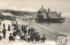 CPA NICE Promenade des anglais et jetee promenade 