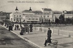 CPA CANNES La Jetee Albert Edouard et le Casino Municipal 