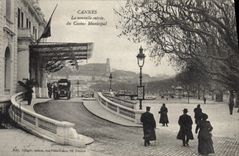 CPA CANNES La nouvelle entree du Casino Municipal 