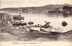 CPA ANTIBES Le cap et le Semaphore 