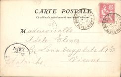 CPA NICE un coup de mer aux rochers du mont Boron