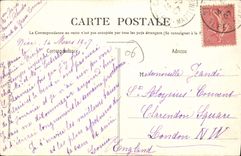 CPA Paysanne allant au marché Cote d’Azur âne