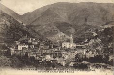 CPA LUCERAM Vue generale Cime de braus et col de l’Able environs de NICE 