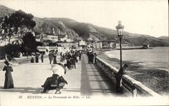 CPA MENTON La Promenade du Midi 