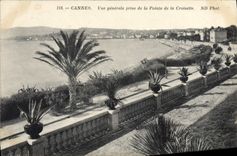 CPA CANNES Vue generale prise de la Pointe de la Croisette 