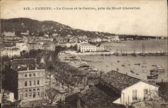 CPA CANNES Le Cours et le casino pris du Mont Chevalier 