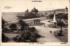 CPA NICE Jardin Albert 