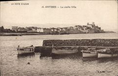 CPA La cote d’azur Antibes la vieille ville 