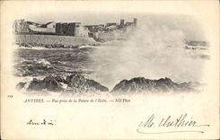 CPA ANTIBES vue prise de la pointe de l’Ilette 