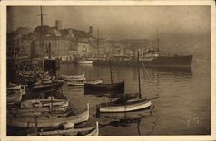 CPA CANNES le Port le mont chevalier 