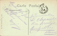 CPA Mention alpes maritimes la promenade du midi