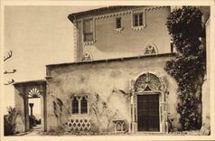 CPA Abbaye de roseland avenue de FABRON NICE 