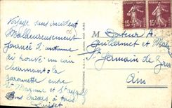 CPA La cote d’azur la cueillette de lavande 