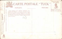 CPA NICE vue prise du mont Boron entree du port