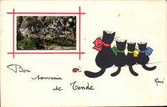 CPA Bon Souvenir de Tende 