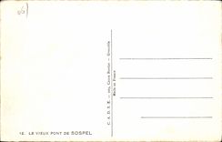 CPA Le vieux pont de Sospel 