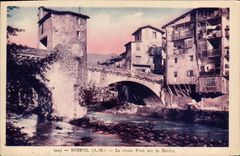 CPA Sospel A M le vieux Pont sur la Bevera 