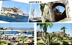 CPA Souvenir d'Antibes 