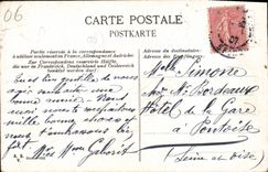 CPA Environs de Nice âne