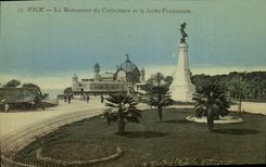 CPA Nice le Monument du Centennaire et la Jetee Promenade 
