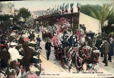 CPA Nice Bataille de Fleurs 