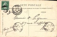 CPA Carnaval de Nice 1909 Bataille de Fleurs