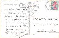 CPA Souvenir de Cannes 