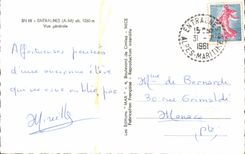 CPA Entraunes A M vue generale 