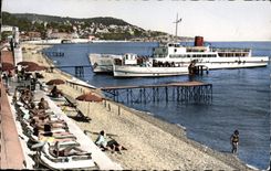 CPA La Cote d'Azur Nice la Plage 