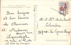CPA Cote d'Azur Souvenir de Cagnes sur mer et le Cros 