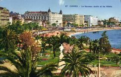 CPA Cannes le Nouveau jardin et les hotels 