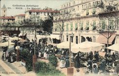 CPA Nice le Marché