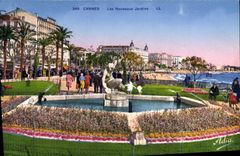 CPA Cannes les Nouveaux jardins 