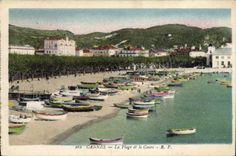 CPA Cannes la Plage et le Cours 
