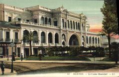 CPA Menton le casino Municipal 