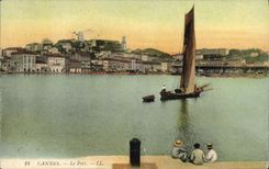 CPA Cannes le port 