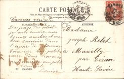 CPA Cannes le port de la Mont Chevalier 