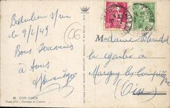 CPA Cote d'Azur fruits d'Or Oranges et Citrons 