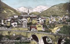 CPA St Martin Vesubie vue generale 