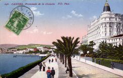 CPA Cannes Promenade de la Croisette 