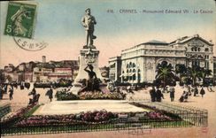 CPA Cannes Monument Edouard VII le Casino 