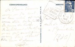 CPA Cannes la Croisette les grands hotels vue des jardins Albert I