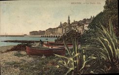 CPA Menton la Vieille ville 