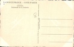 CPA Cote d'Azur Cannes promenade de la Croisette