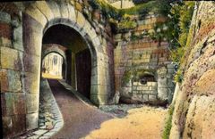 CPA saint paul entrée du village