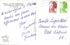 CPA Hotel la Chataigneraie Saint Martin Vesubie 